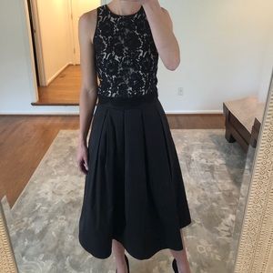 Formal/ cocktail full skirt and lace top by WHBM